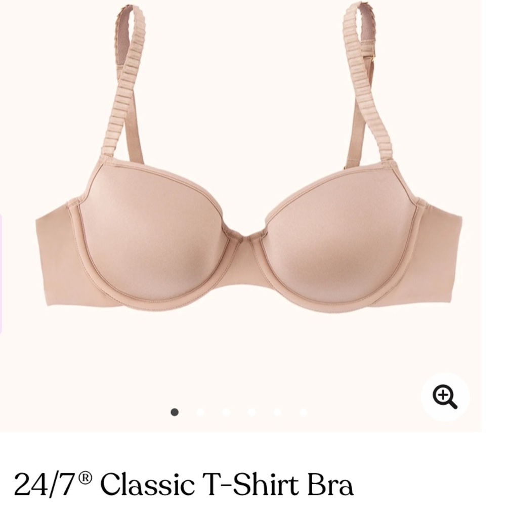 Two ThirdLove T-shirt bras in taupe (40 C).